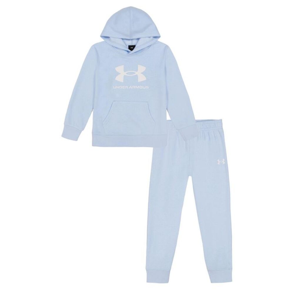 Under Armour Boys Big Logo Hoodie And Joggers Set / Nimbus Blue